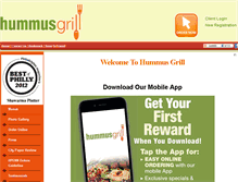 Tablet Screenshot of hummusrestaurant.com